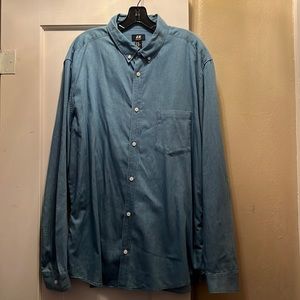 H&M XXL long sleeve button down